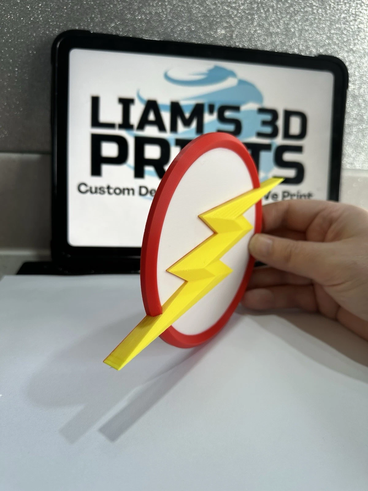 Decorative DC The Flash Emblem Pop logo Sign Display Funko