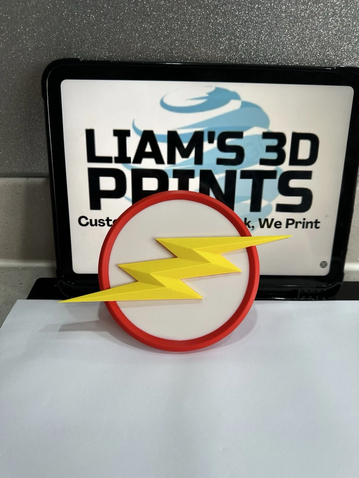 Decorative DC The Flash Emblem Pop logo Sign Display Funko