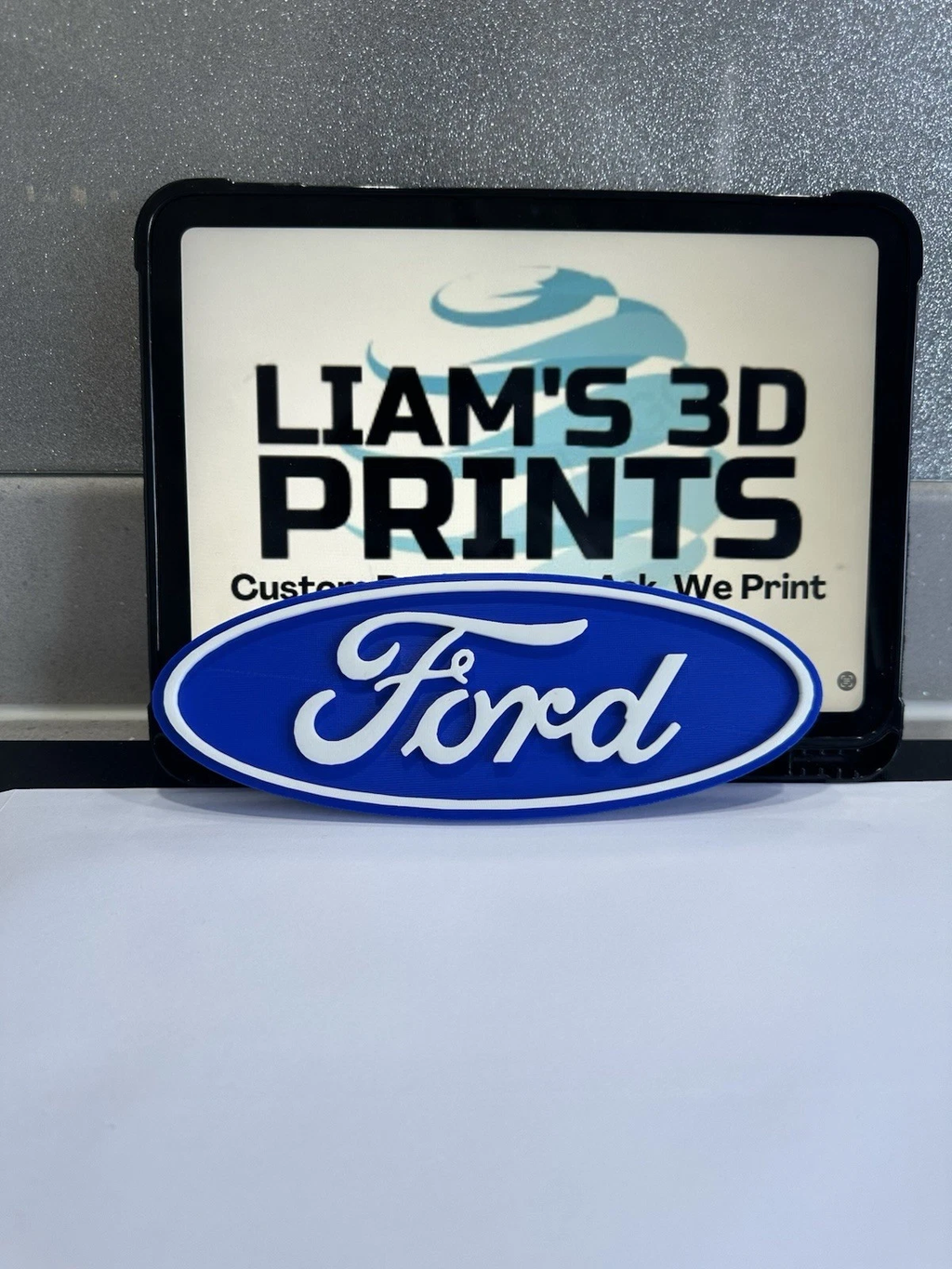 Decorative Ford Cars Vehicles Manafacturer Logo Wall Plaque 3D Print