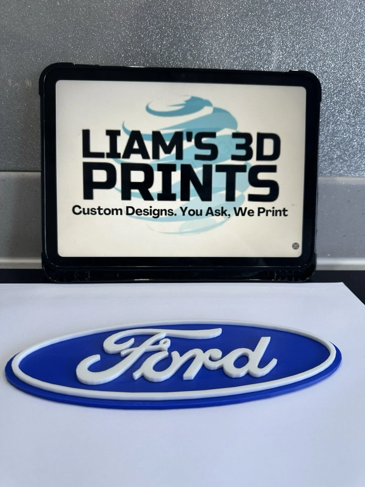 Decorative Ford Cars Vehicles Manafacturer Logo Wall Plaque 3D Print