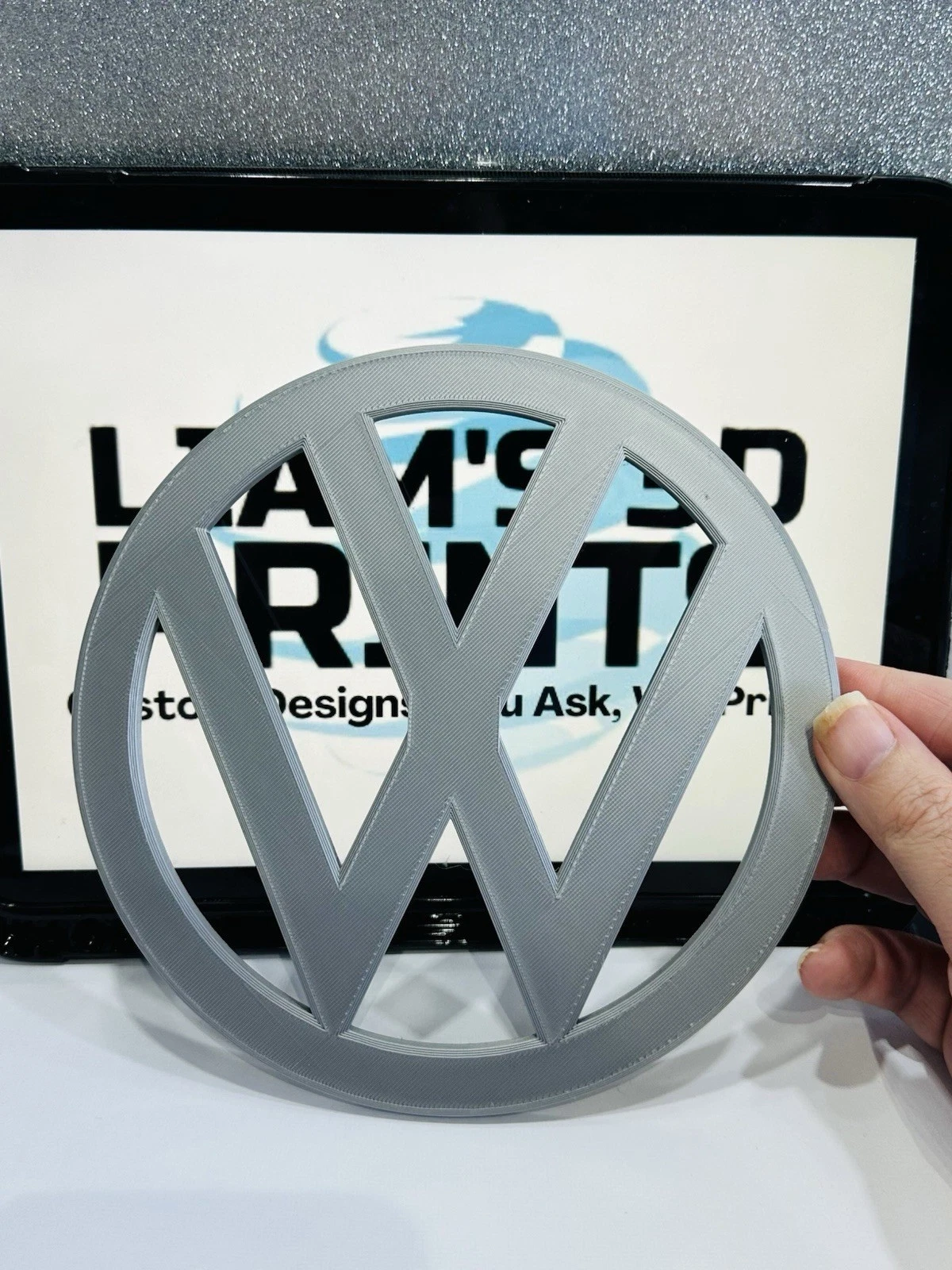Decorative Volkswagen VW Cars Vehicles Manafacturer Logo Wall Plaque 3D Print