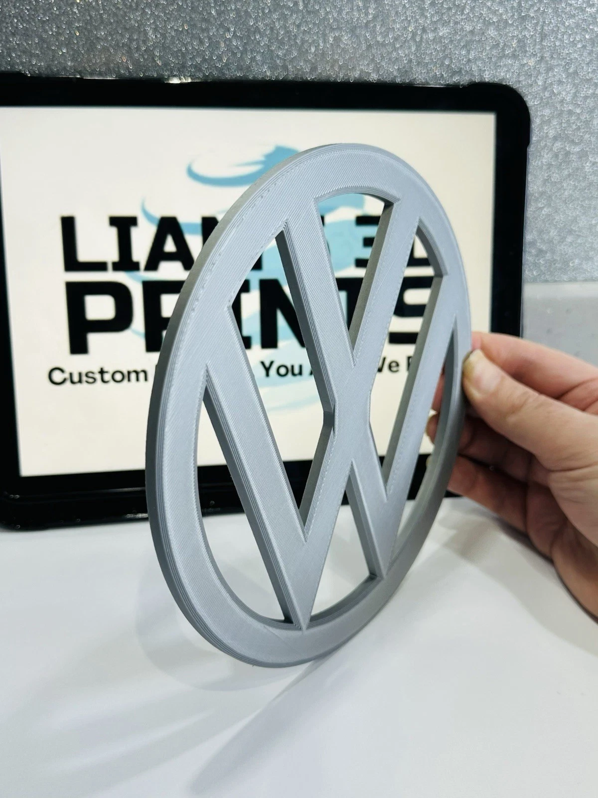 Decorative Volkswagen VW Cars Vehicles Manafacturer Logo Wall Plaque 3D Print