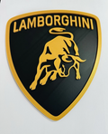 Decorative Lamborghini Cars Vehicles Manafacturer Logo Wall Plaque 3D Print