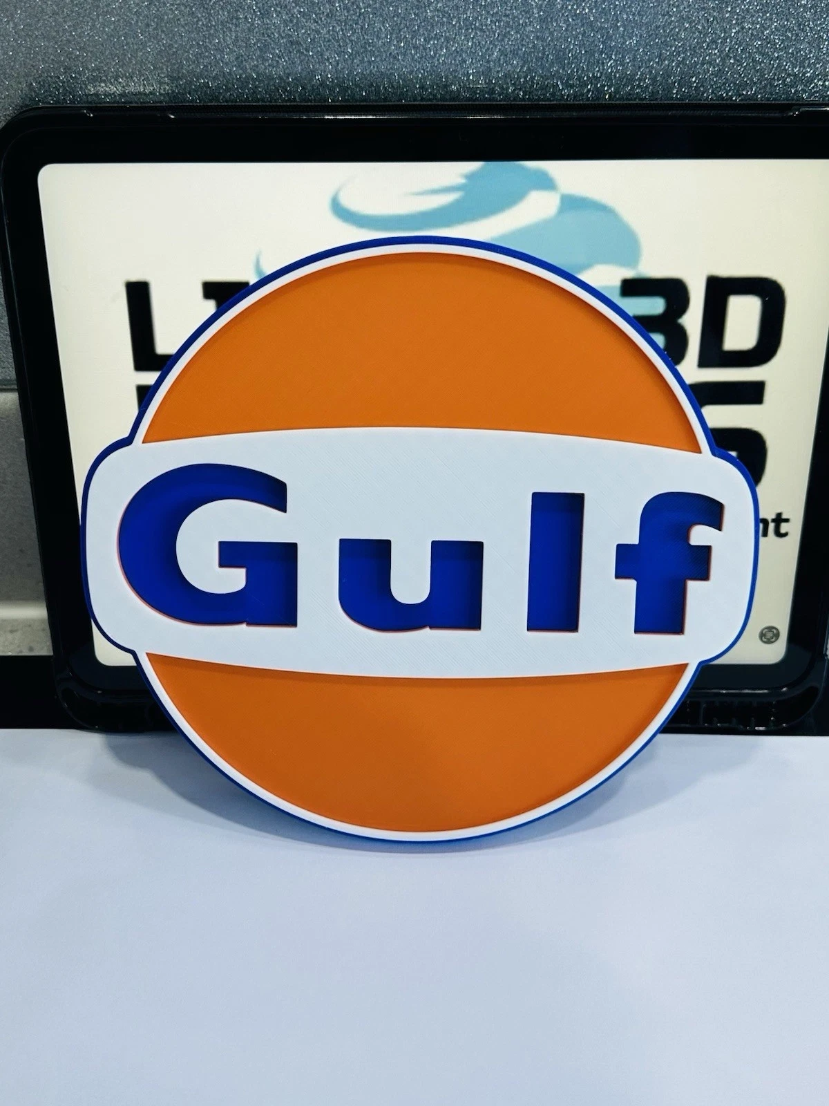 Decorative Gulf Cars Motorbikes Vehicles Manafacturer Logo Wall Plaque 3D Print