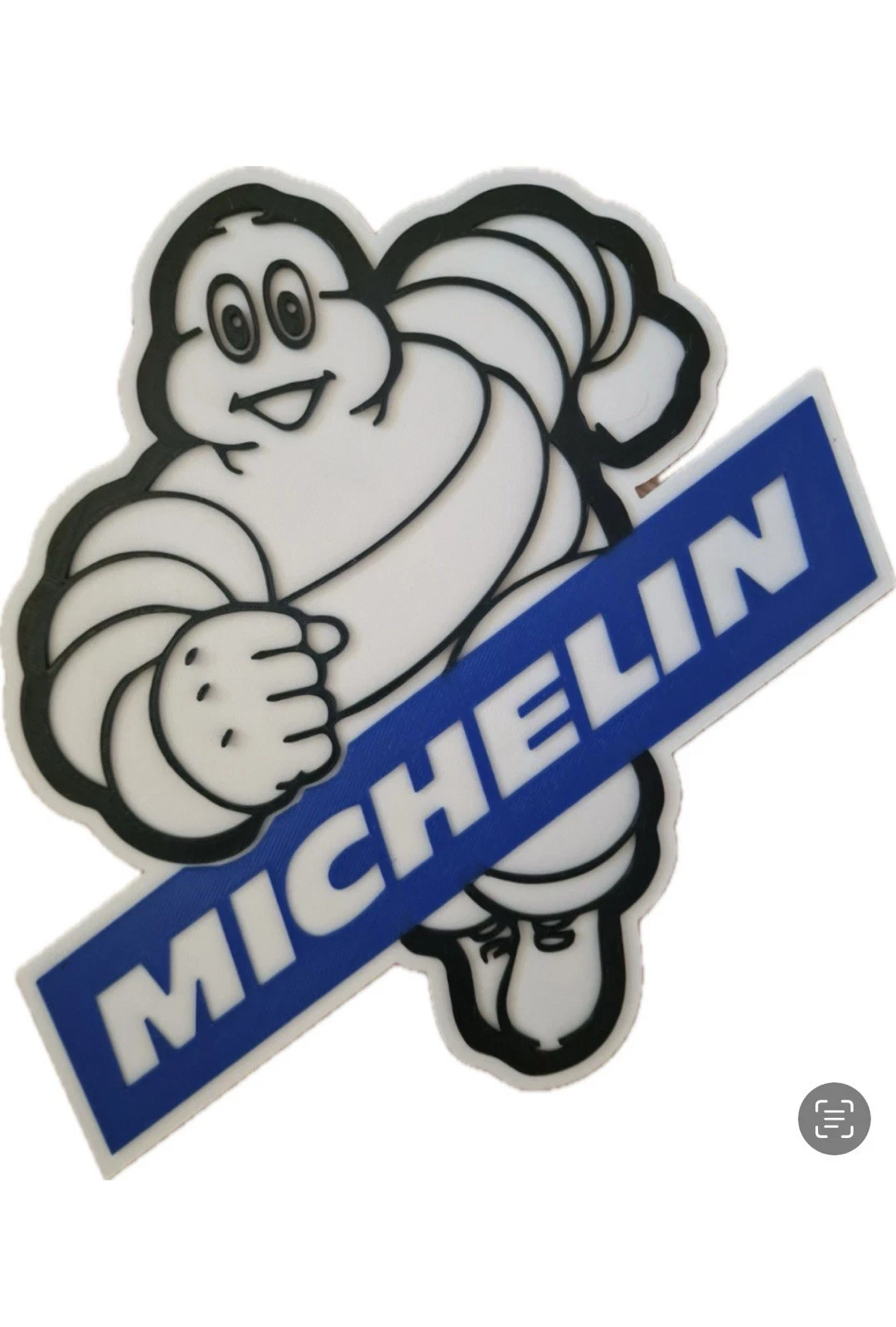 Decorative Michelin Cars Motorbikes Vehicles Tyres Logo Wall Plaque 3D Print