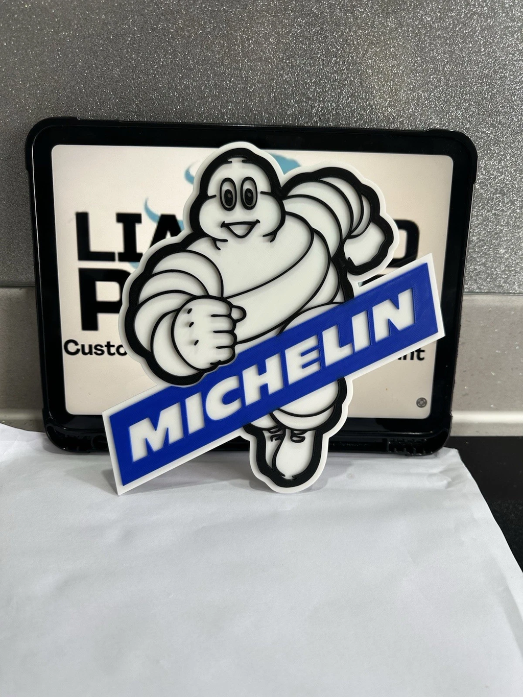 Decorative Michelin Cars Motorbikes Vehicles Tyres Logo Wall Plaque 3D Print