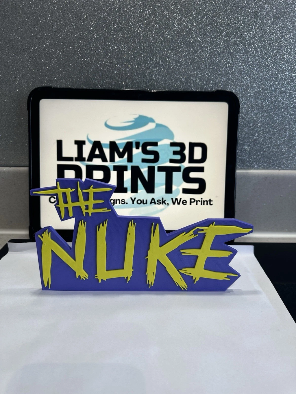 Decorative Luke The Nuke Littler Dart Sign Display S 15cm L 20cm Mancave Bar