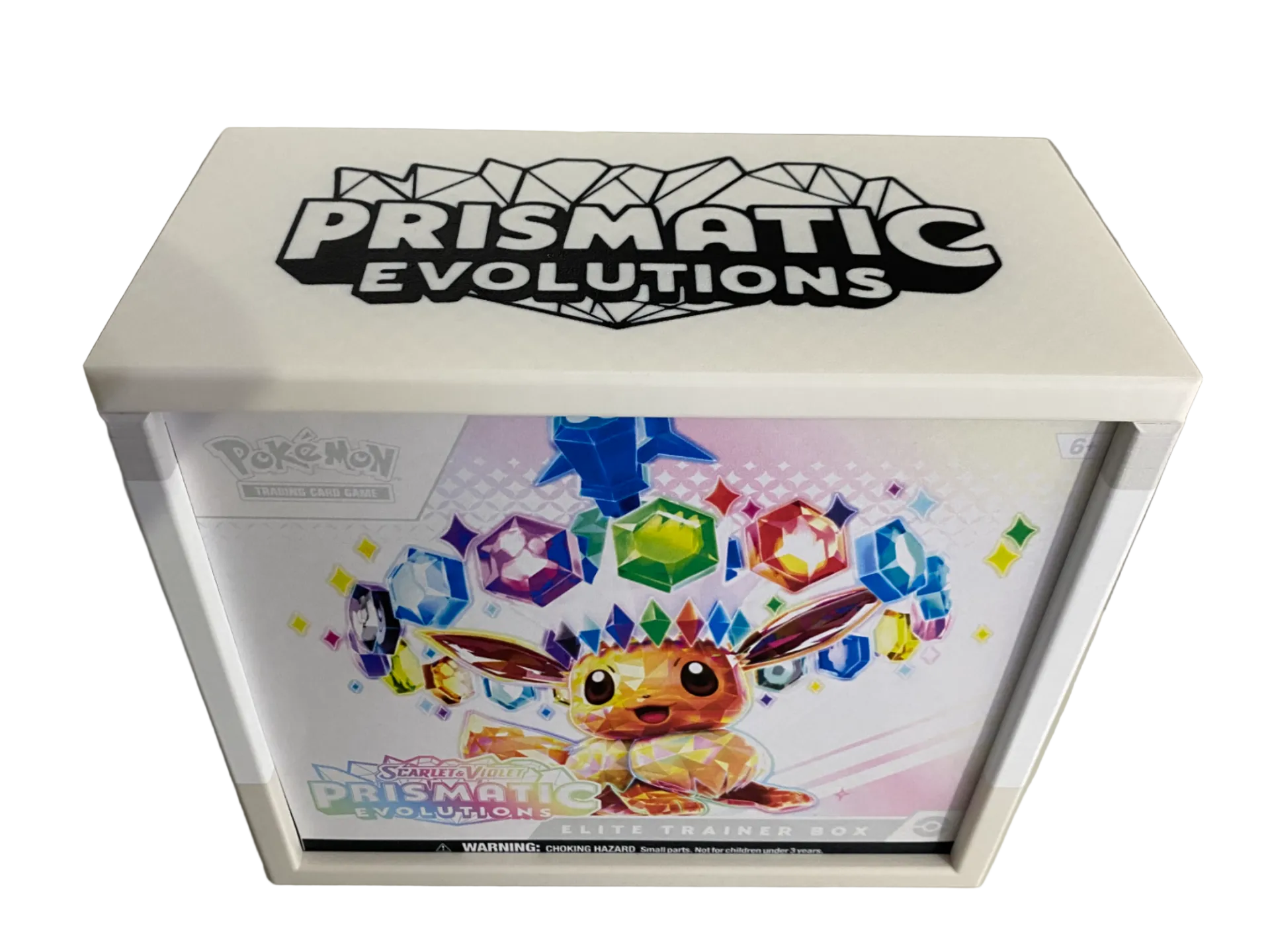 Pokemon Prismatic Evolutions Elite Trainer Box ETB Case Holder 3D Print