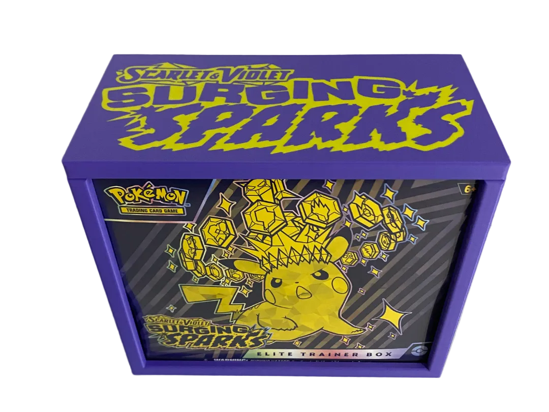Pokemon Surging Sparks Elite Trainer Box ETB Case Holder 3D Print
