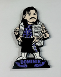 Decorative Dirty Dominic Mysterio Wrestling Table Stand Room Sign Display
