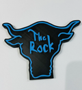Decorative WWE WWF The Rock Logo Room Sign Display Wrestling