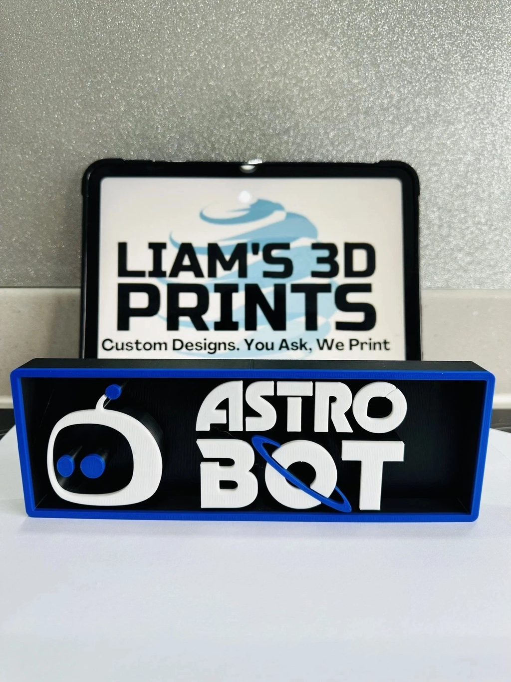 Decorative Astro Bot Gaming logo Sign Display Cinema small 17.5cm Large 22cm