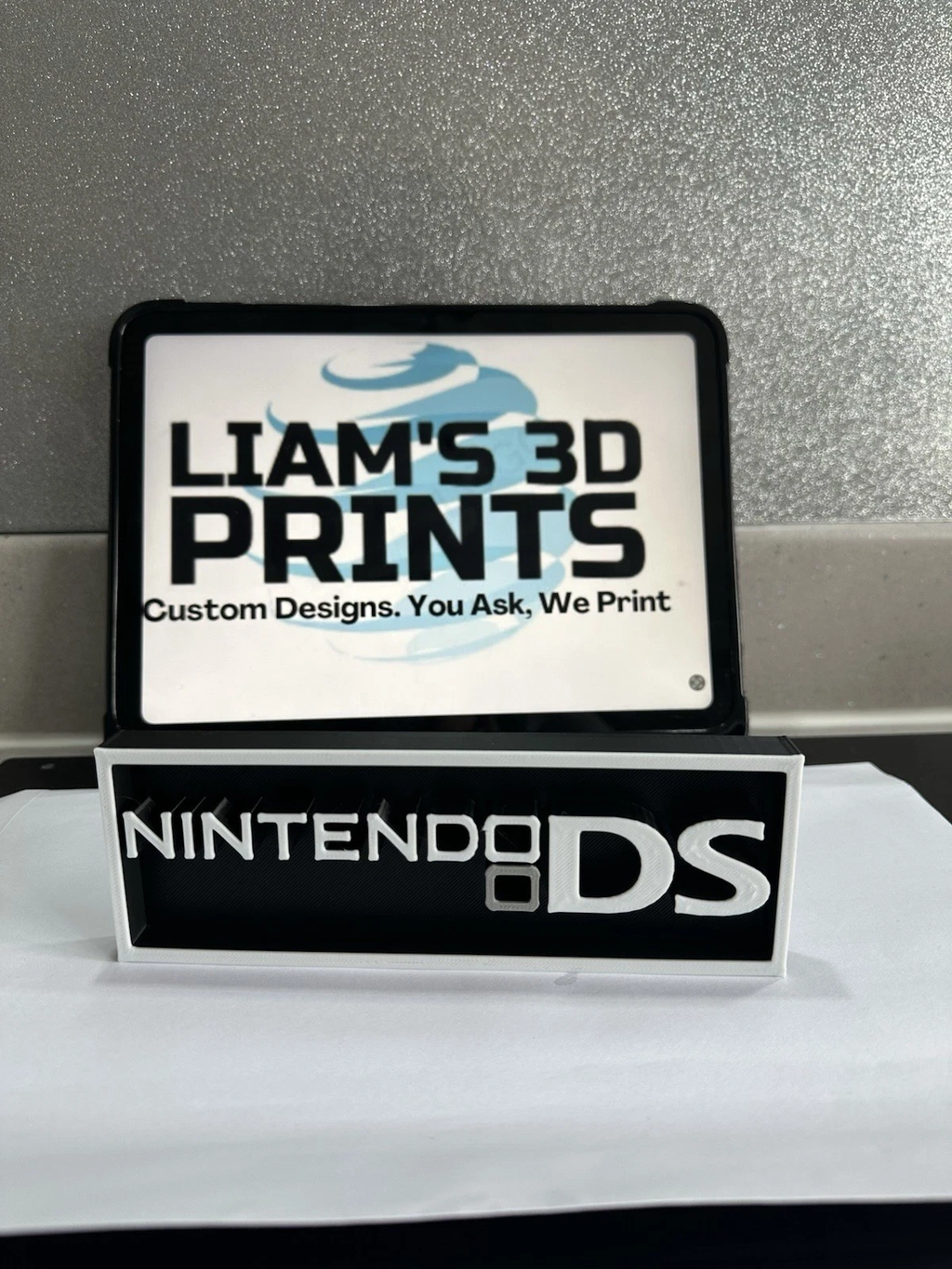 Decorative NINTENDO DS Game Consoles Logo Box Sign Display 3D Print 2 Sizes