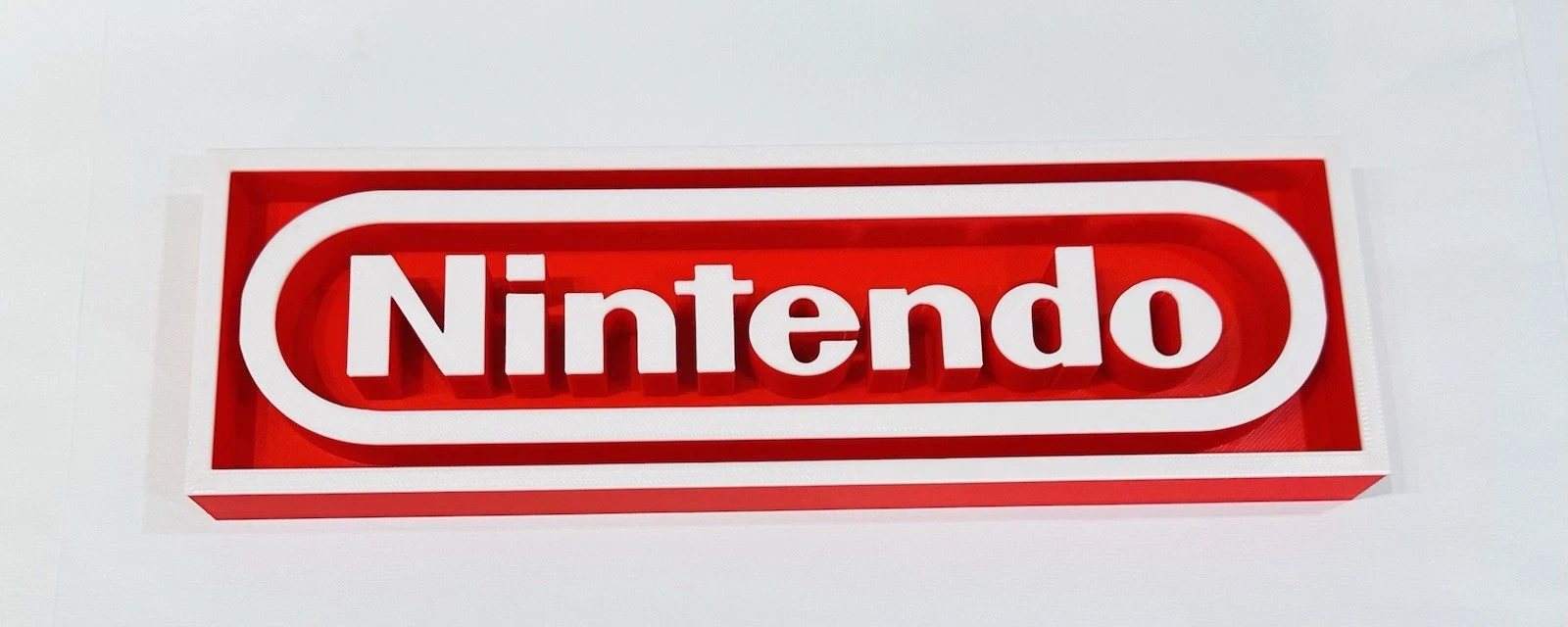 Decorative NINTENDO Game Consoles Logo Box Sign Display 3D Print 2 Sizes