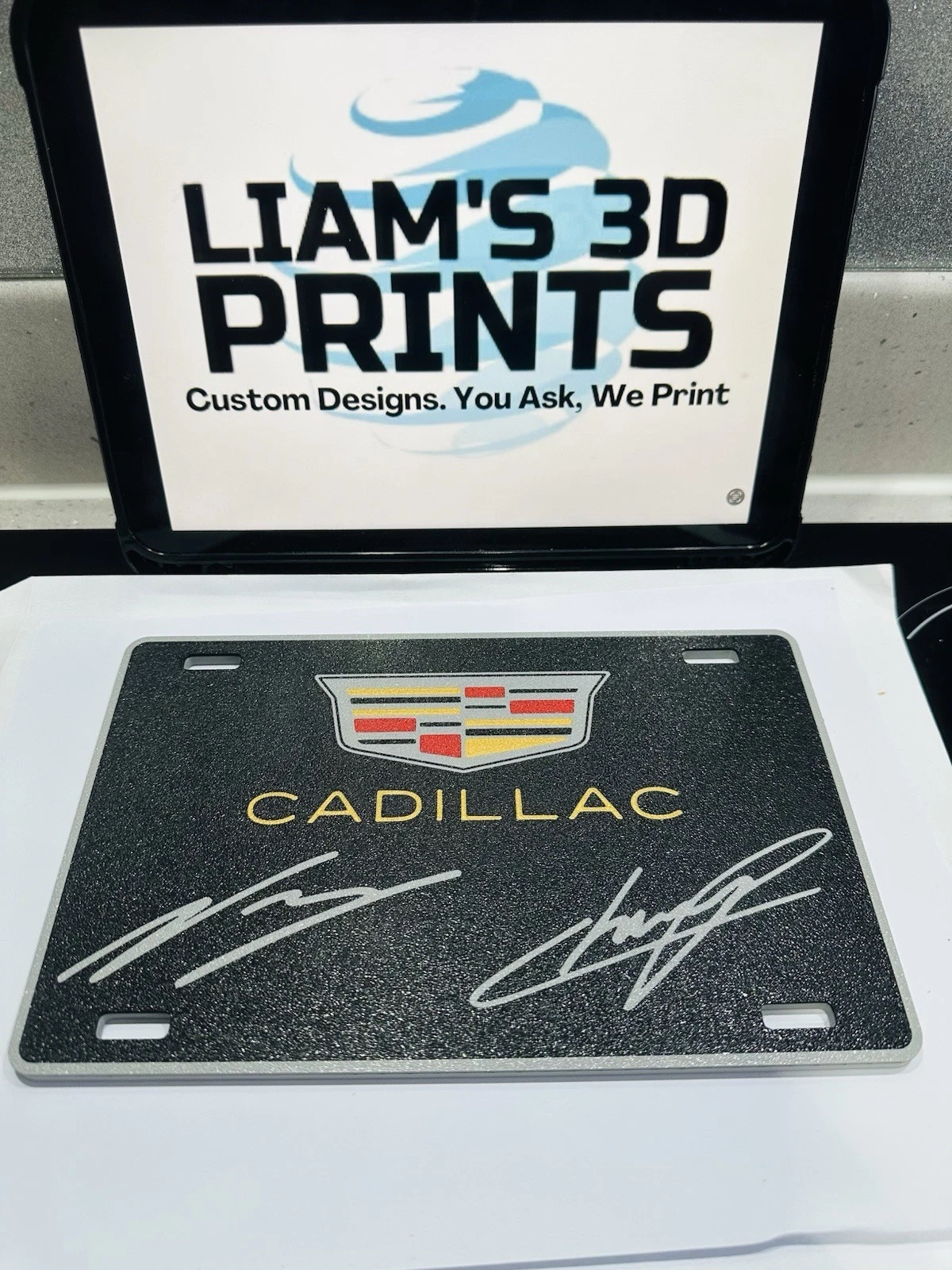 Decorative F1 Formula 1 Cadillac Wall Plaque Sergio Perez Valteri Bottas Sign