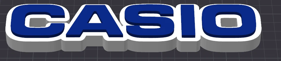 Decorative designer CASIO logo Sign Display Watch