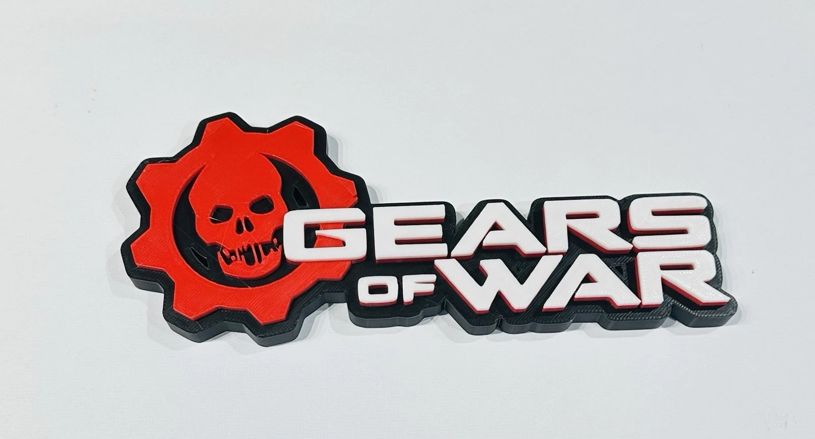 Decorative Gears Of War Game Franchise Logo Self Standing 3D Print