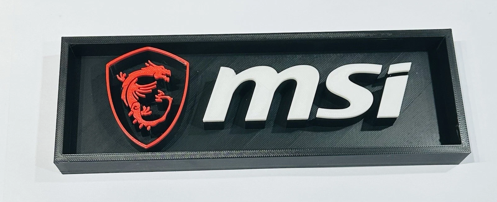 Decorative MSI Gaming Logo Box Sign PC Shelf Wall Display 2 Sizes