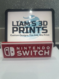 Decorative NINTENDO Switch Game Consoles Logo Box Sign Display 3D Print 2 Sizes