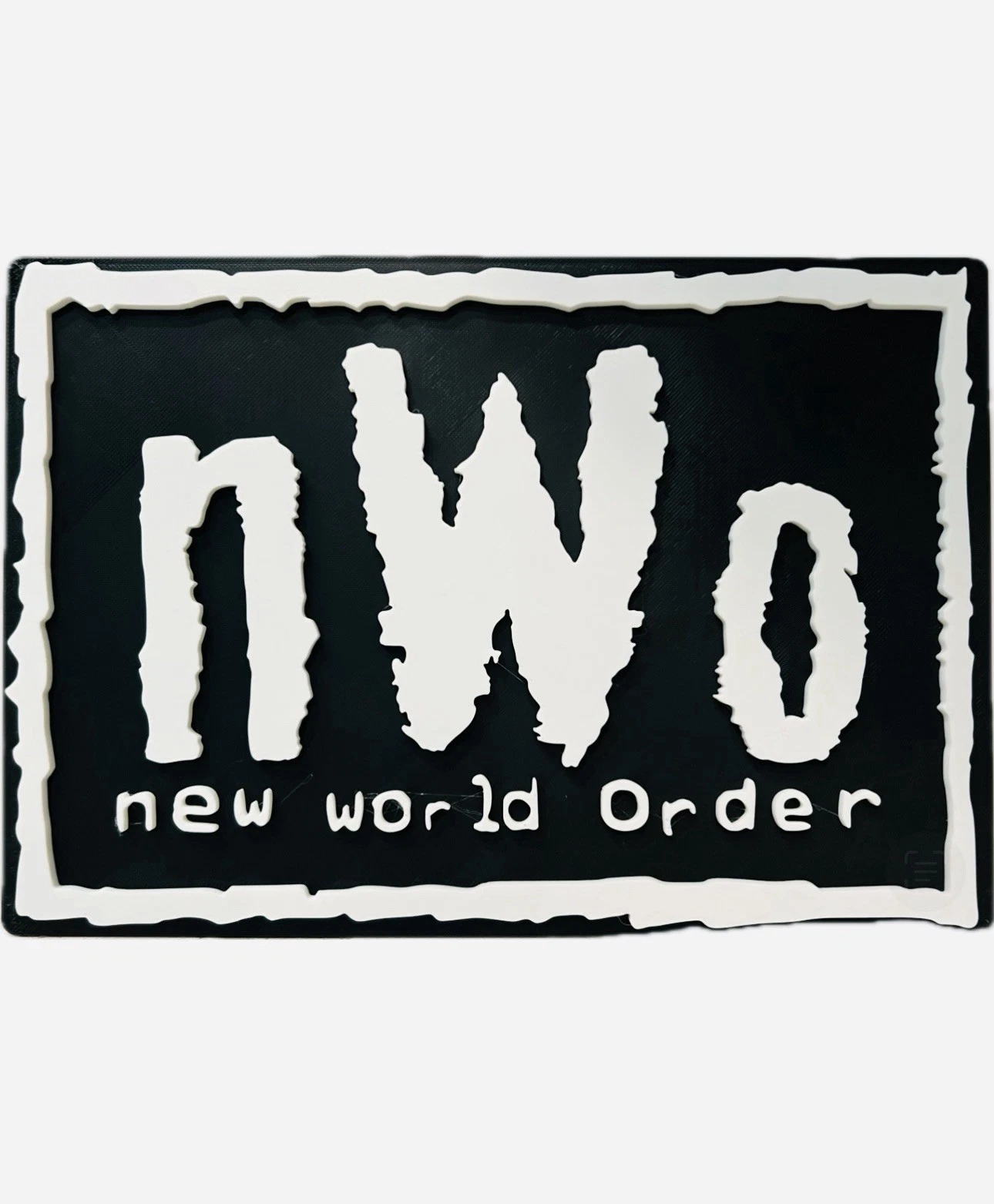Decorative WWE WWF nWo New World Order Wrestle mania Wall Logo Room Sign Display