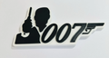 Decorative James Bond Sillhouette 007 Film Logo Word Sign Room Display Pops