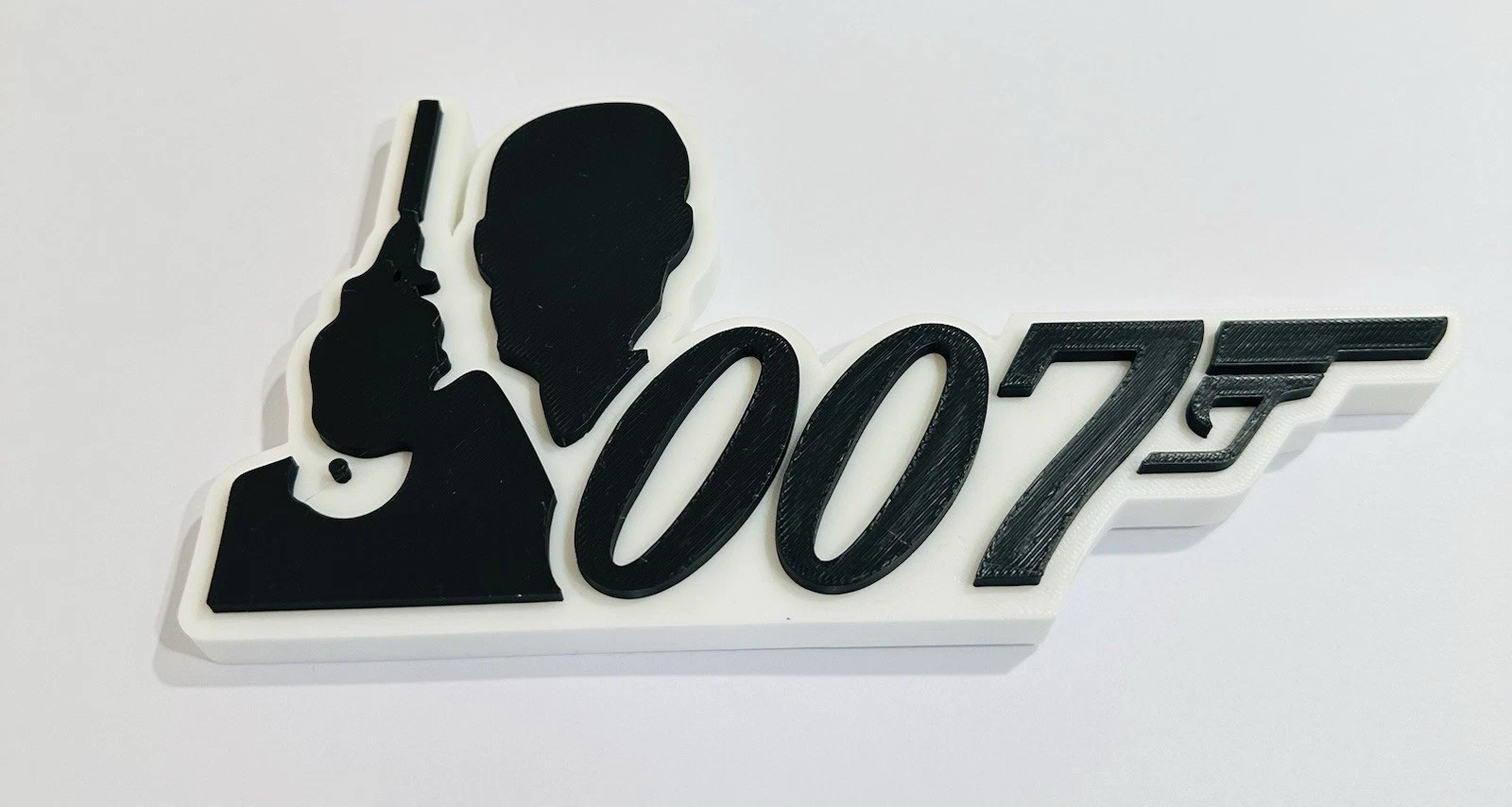 Decorative James Bond Sillhouette 007 Film Logo Word Sign Room Display Pops