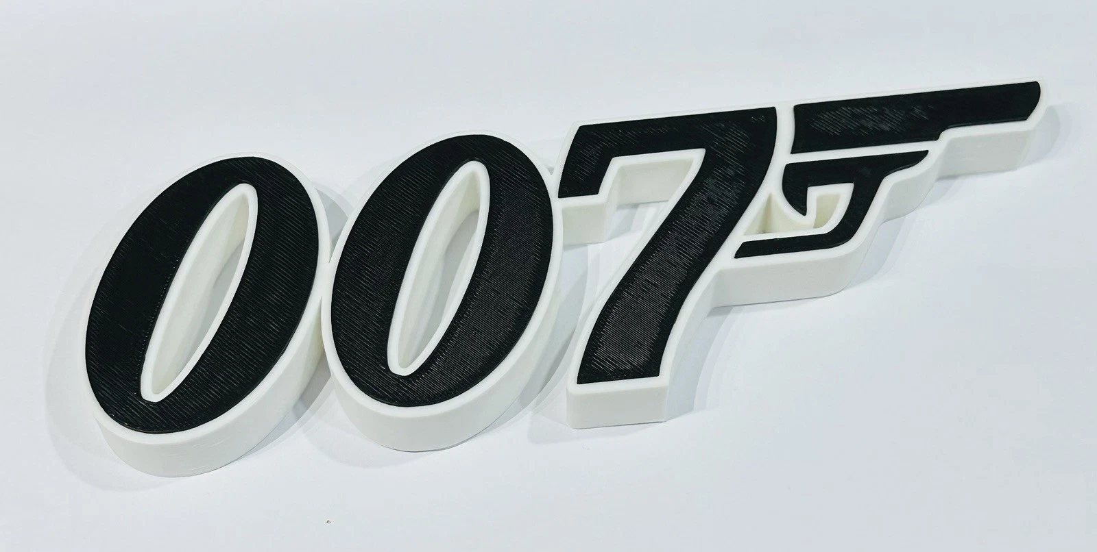 Decorative James Bond 007 Film Logo Word Sign Room Display Pops