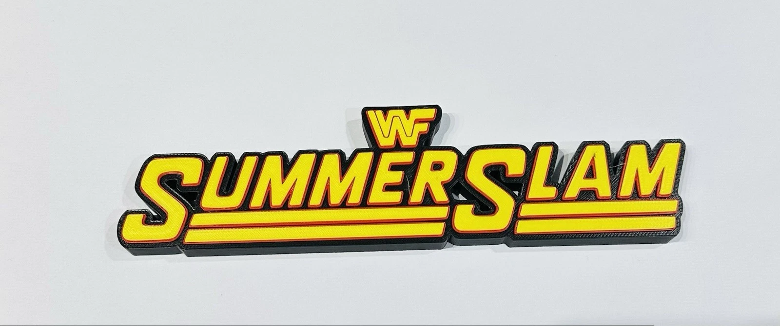 Decorative Summer Slam Wording Logo Room Sign Display Wrestling wwf wwe