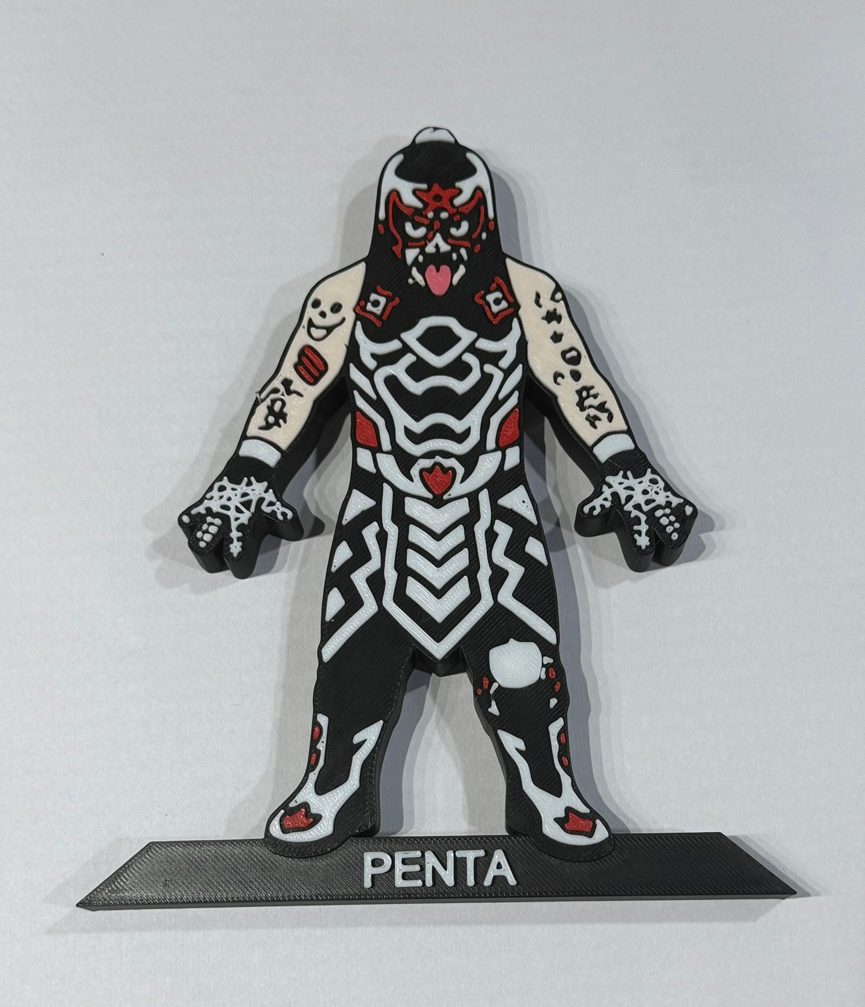 Decorative Penta Wrestler Table Stand Room Sign Display Wrestling WWE