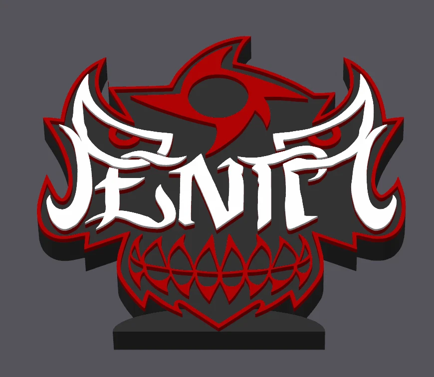 Decorative WWE WWF Penta Table Logo Room Sign Display Wrestling