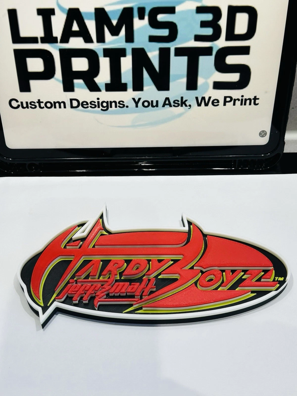 Decorative Hardy Boyz Jeff Matt Logo Room Sign Display Wrestling wwf wwe