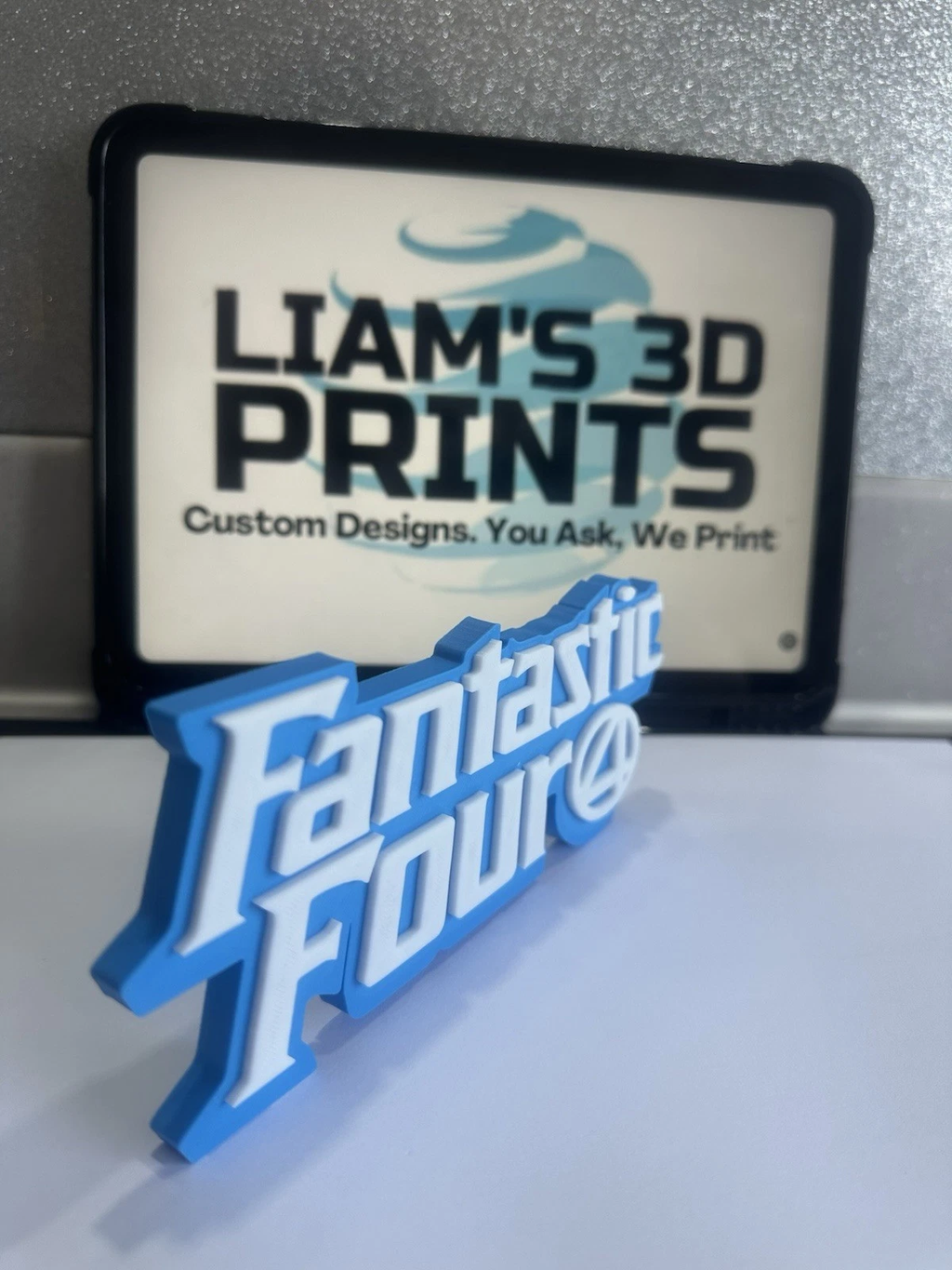 Decorative Marvel Fantastic four 4 Pop logo Wall Sign Display Funko