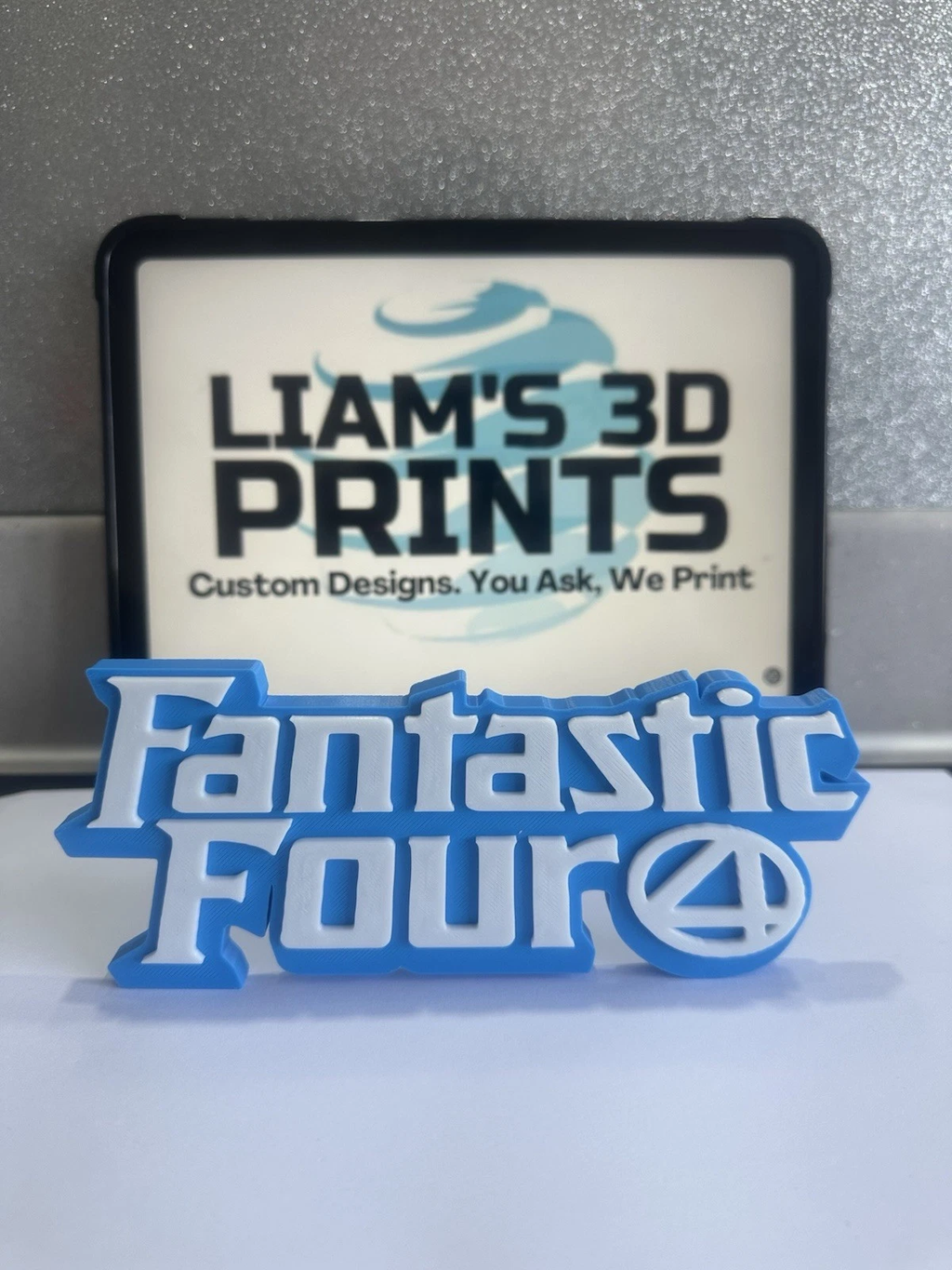 Decorative Marvel Fantastic four 4 Pop logo Wall Sign Display Funko