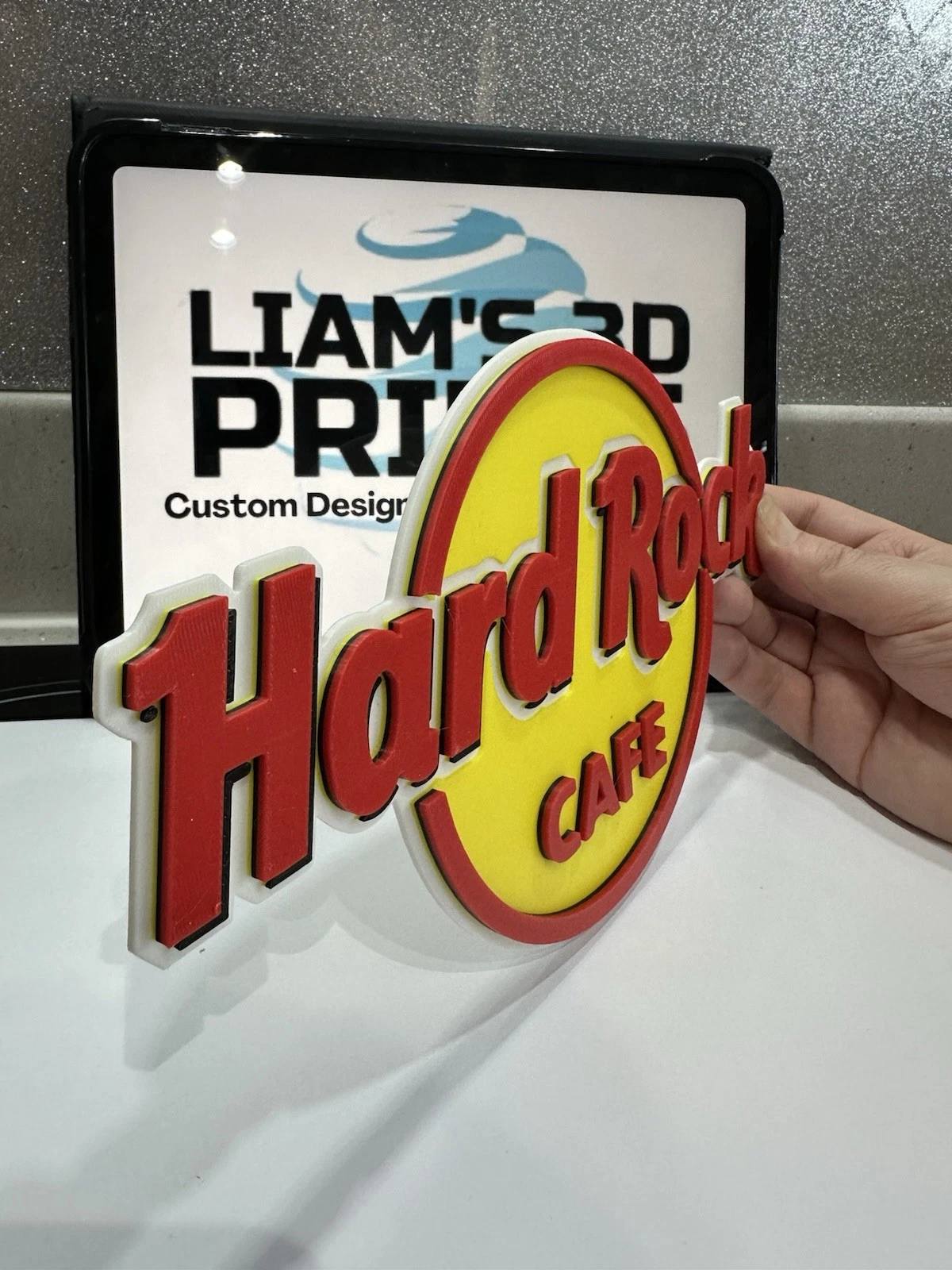 Decorative Hard Rock Café logo Sign Display Mancave Room Wall