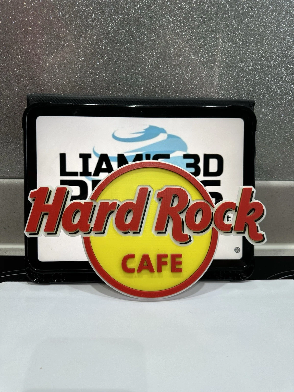Decorative Hard Rock Café logo Sign Display Mancave Room Wall