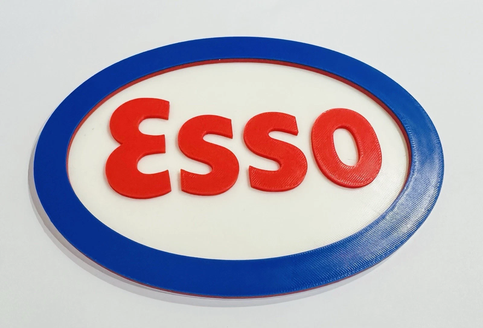Decorative Esso Garage Petrol sign logo display 3D Printed