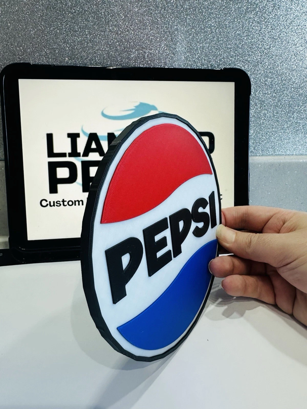 Decorative Pepsi Round logo Sign Display 16cm Mancave Bar