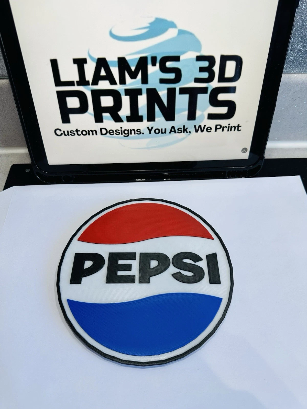 Decorative Pepsi Round logo Sign Display 16cm Mancave Bar