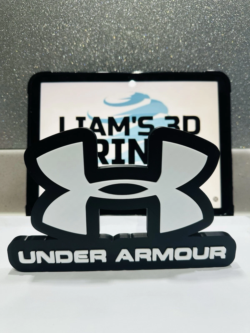 Decorative designer Under Armour logo Sign Display Clothing 3D