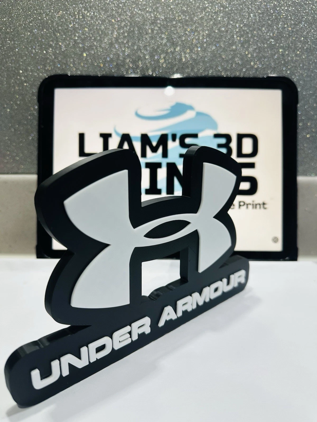 Decorative designer Under Armour logo Sign Display Clothing 3D