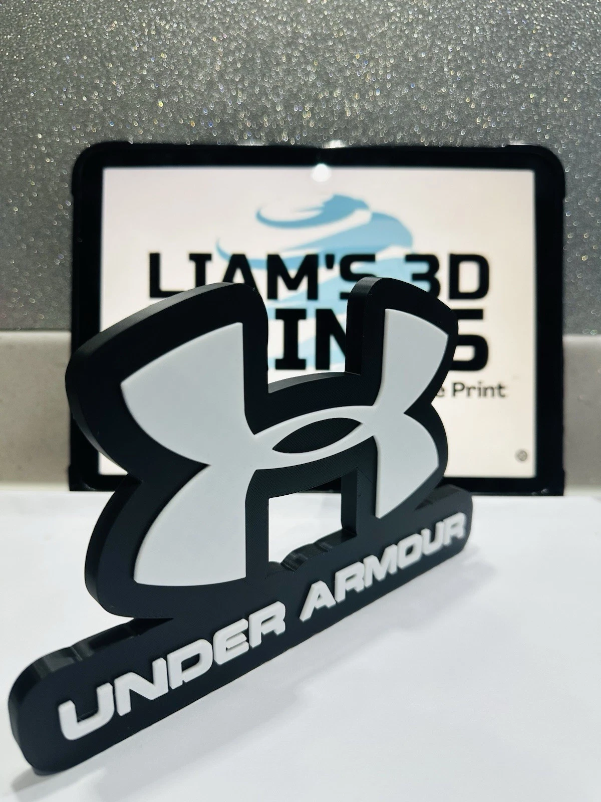 Decorative designer Under Armour logo Sign Display Clothing 3D