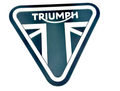 Decorative Triumph Motorcycle Logo Room Wall Sign Mancave Garage Display