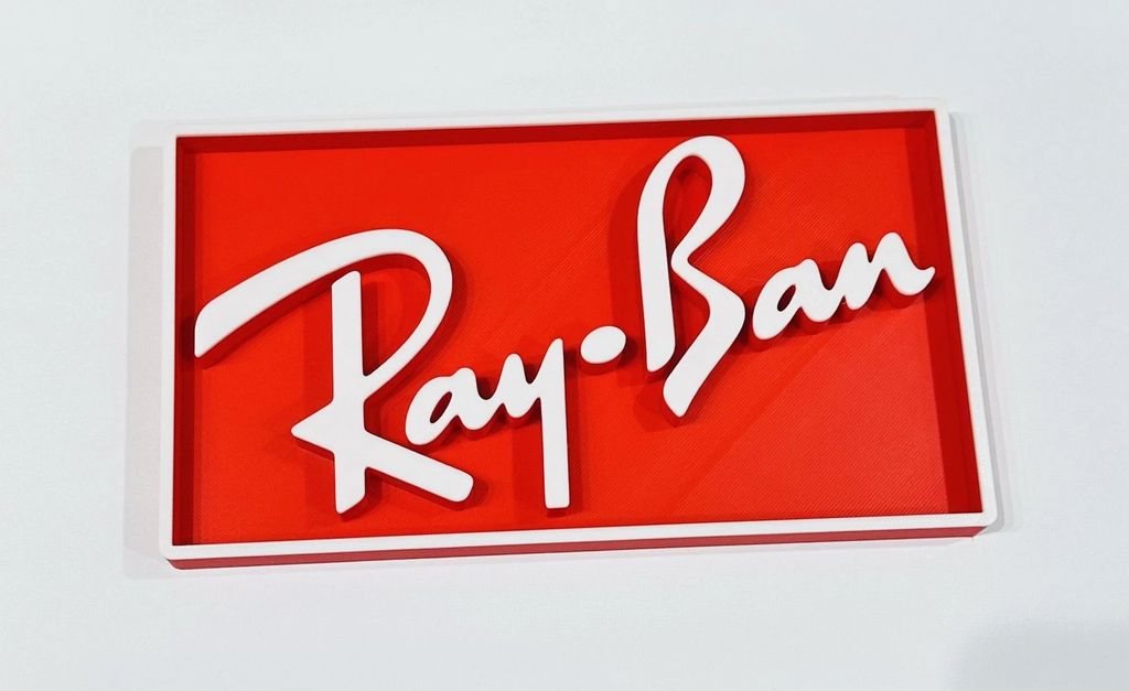 Decorative designer Ray Ban logo Sign Display Watch 20cm