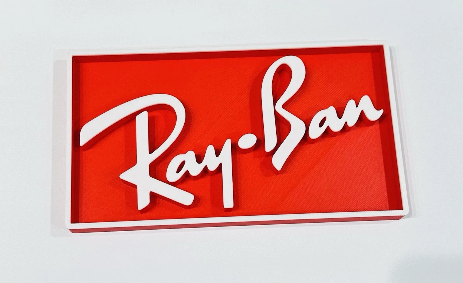 Decorative designer Ray Ban logo Sign Display Watch 20cm