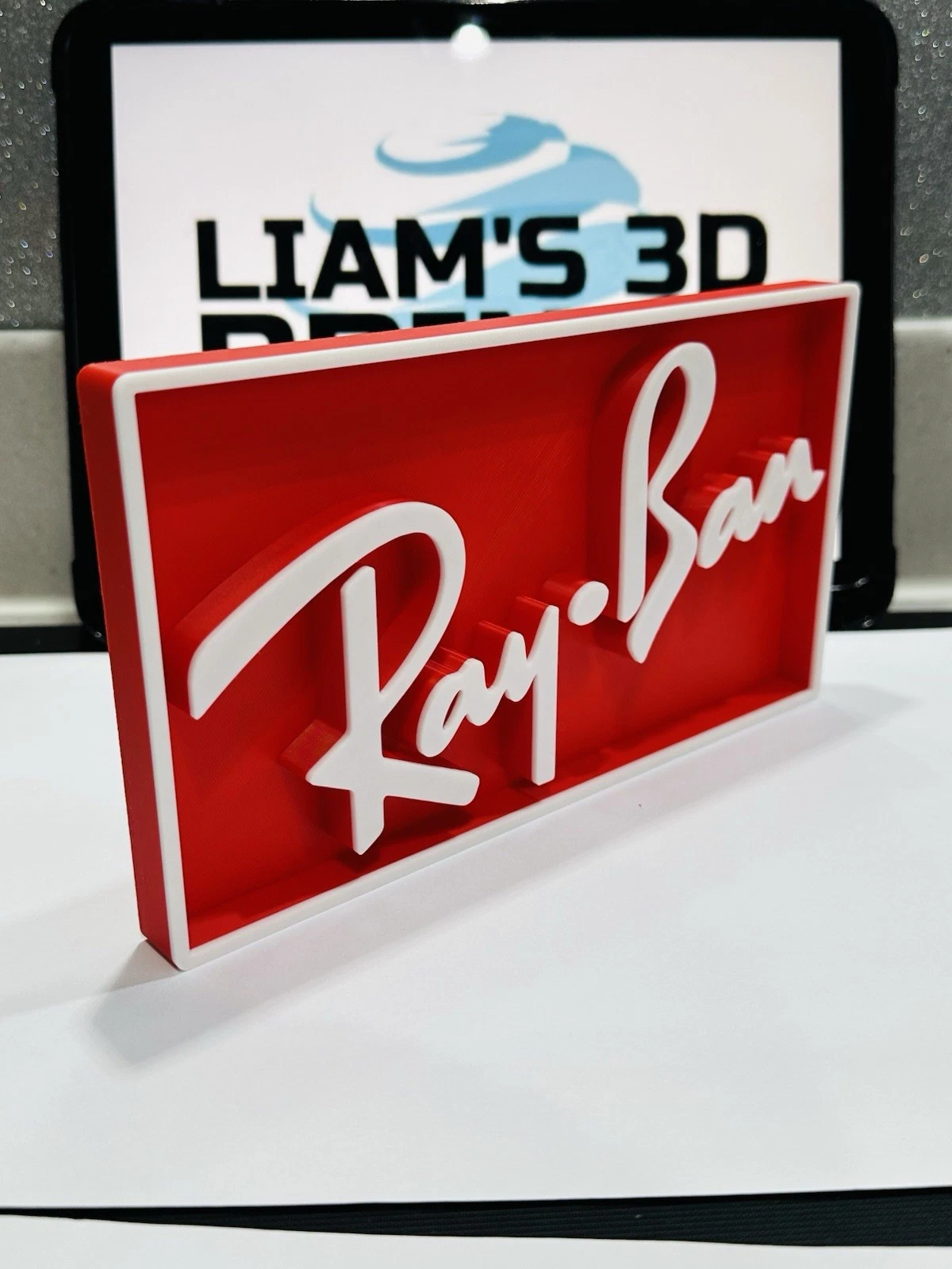 Decorative designer Ray Ban logo Sign Display Watch 20cm