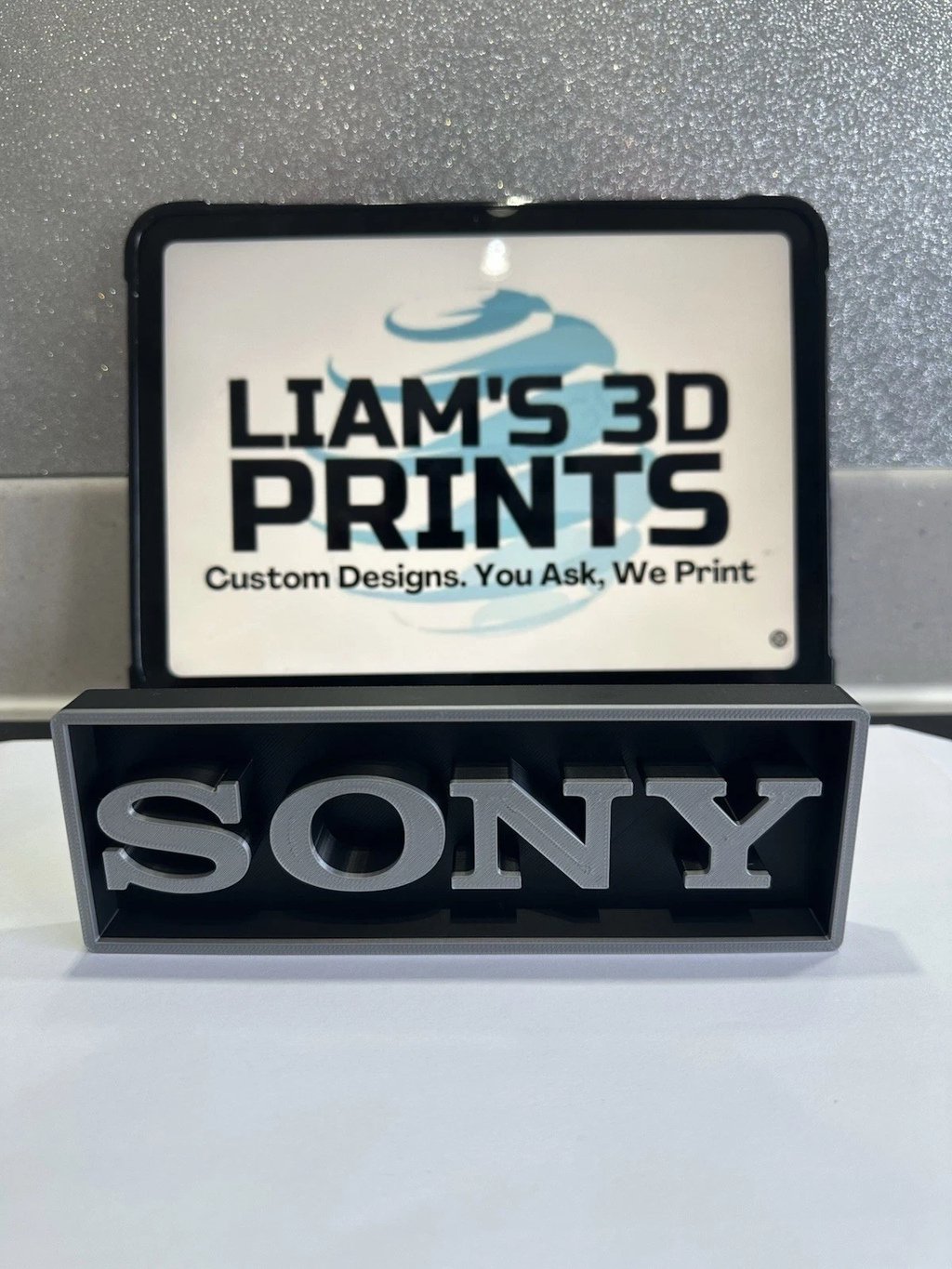 Decorative Sony Electronic Home Cinema Box Sign Logo Shelf Wall 3D Print 2 Sizes