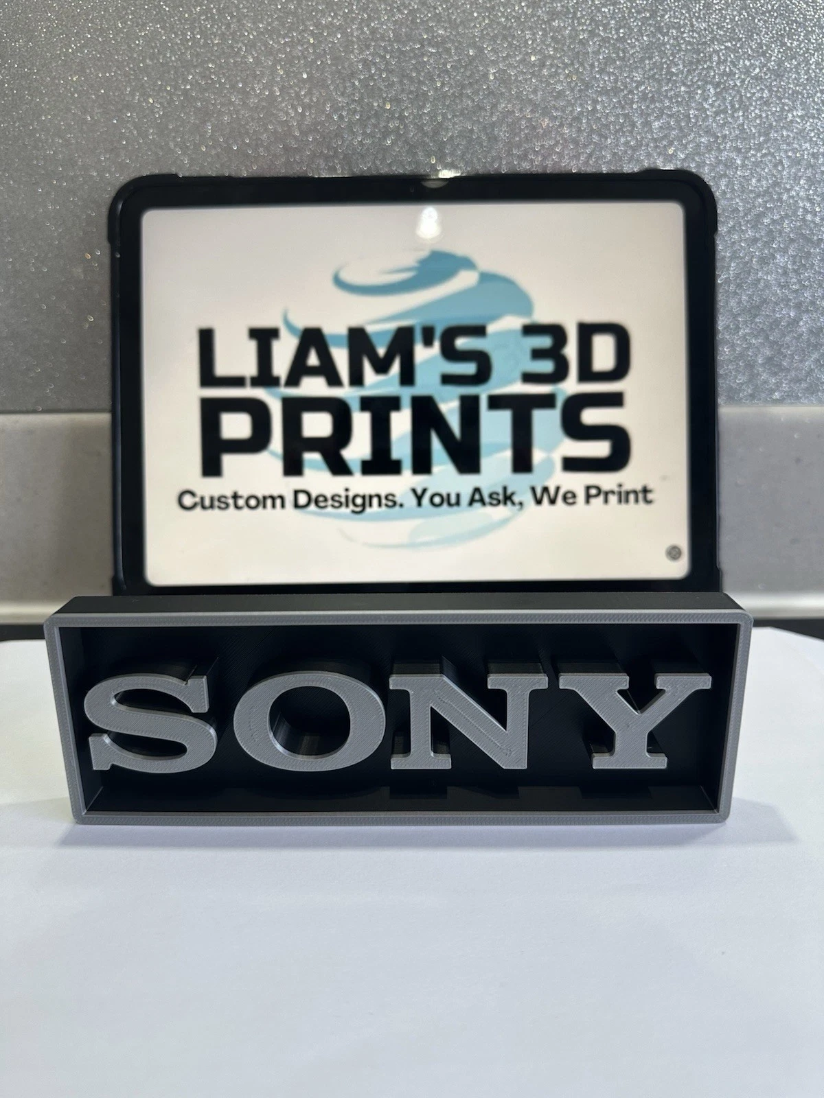 Decorative Sony Electronic Home Cinema Box Sign Logo Shelf Wall 3D Print 2 Sizes