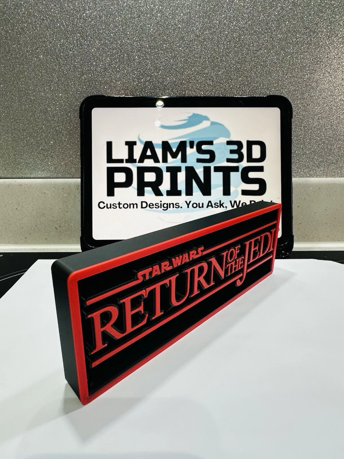 Decorative Star Wars Return Of The Jedi Film Franchise Box 3D Print 2 Sizes