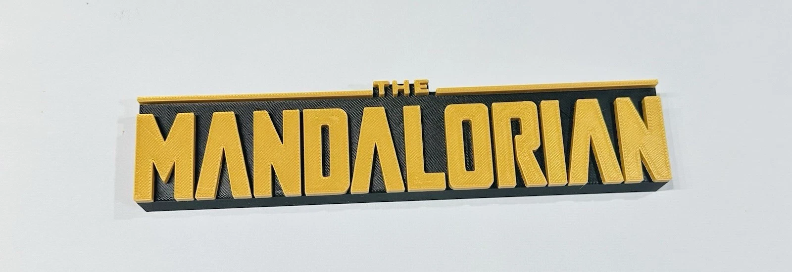 Decorative STAR WARS Mandalorian self standing logo pops Sign Disney