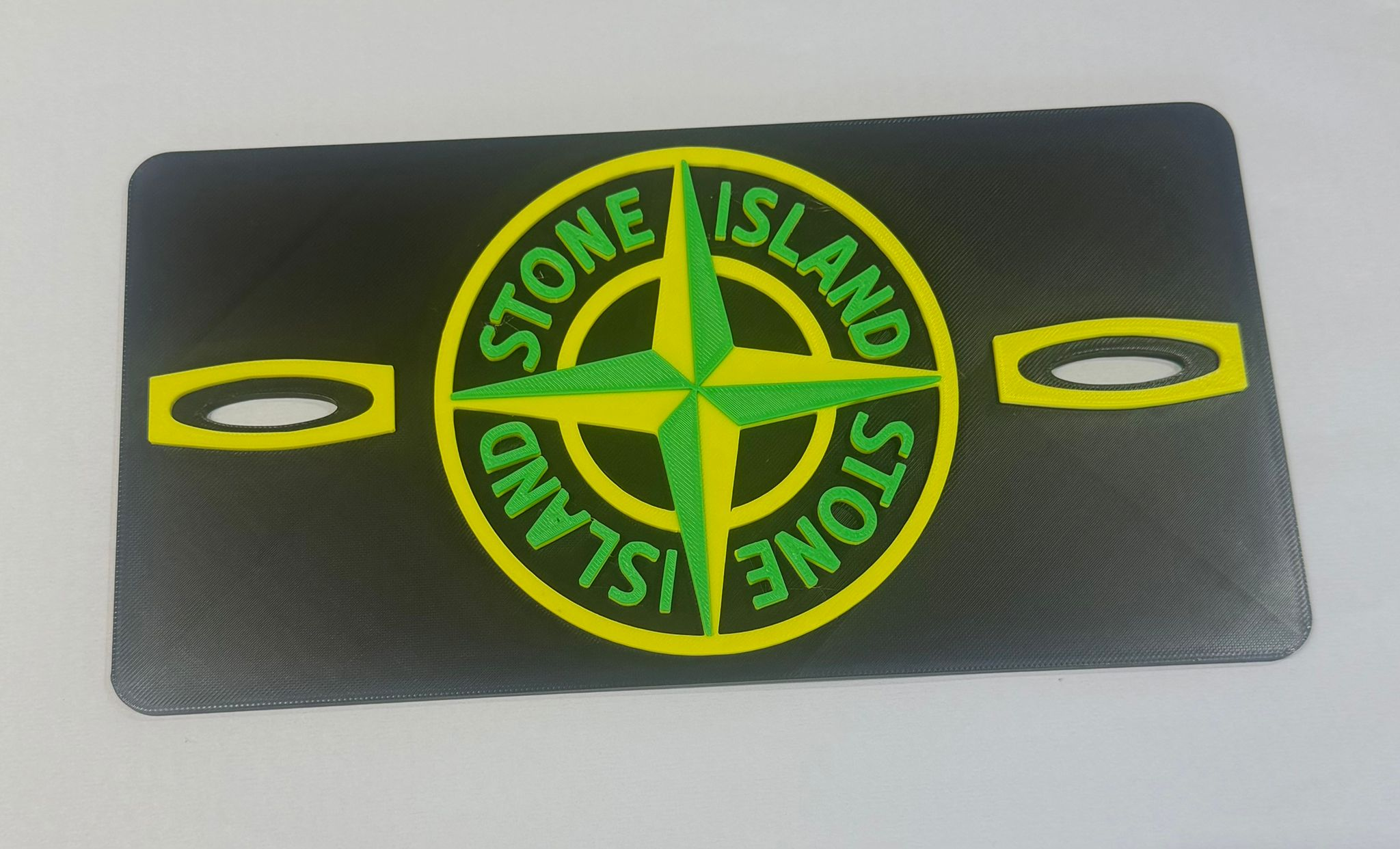 Decorative Stone Island Patch Wall Plaque Logo 3D Print